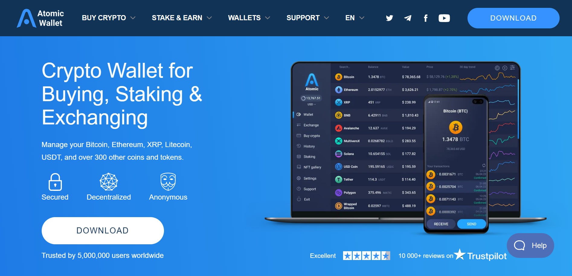 Atomic-Wallet- Best Crypto Wallet