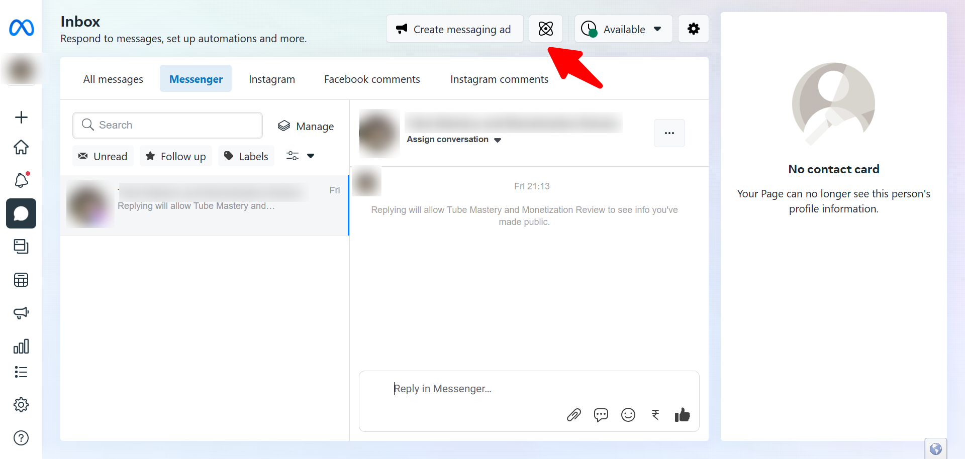 Facebook Messenger Auto Reply Guide Step 2