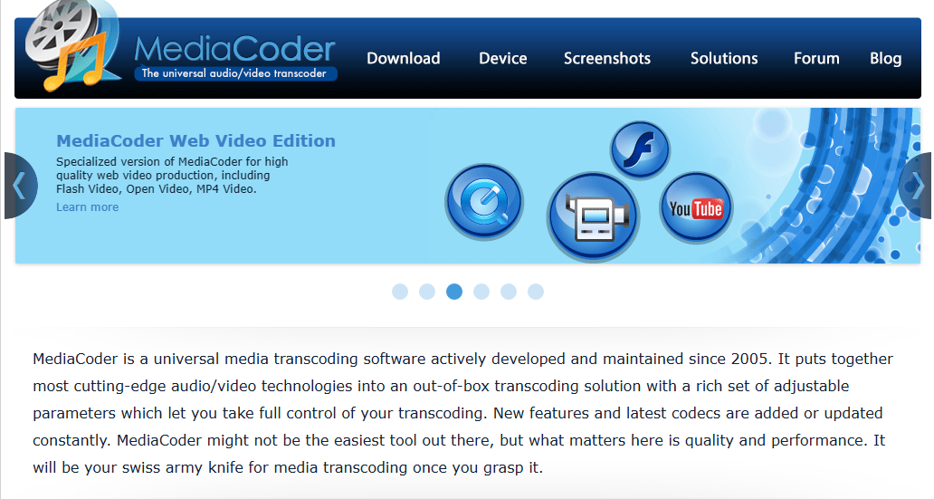 medicoder -Best Free Video Converter Software