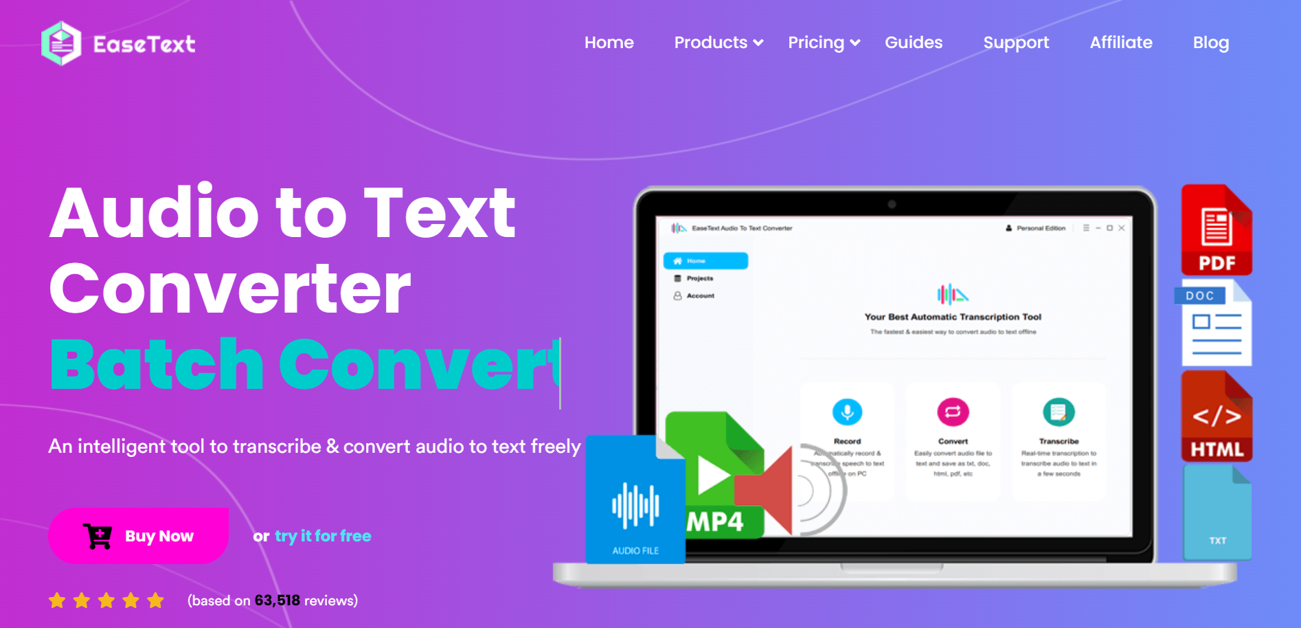 EaseText-Review-Audio-to-Text-Converter