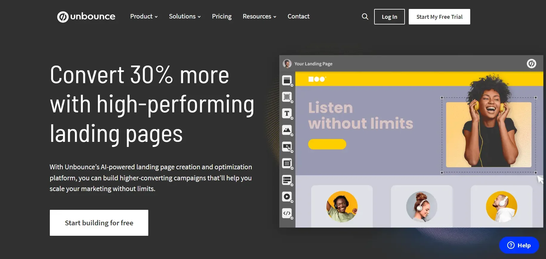 Unbounce - Best Landing Page Optimization Tool