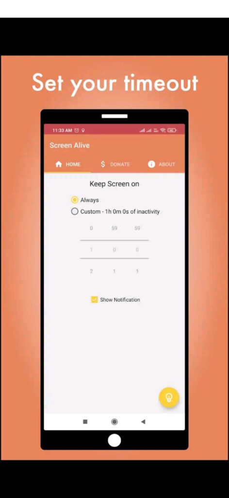 Screen Alive - Keep Android Screen on for a Longer