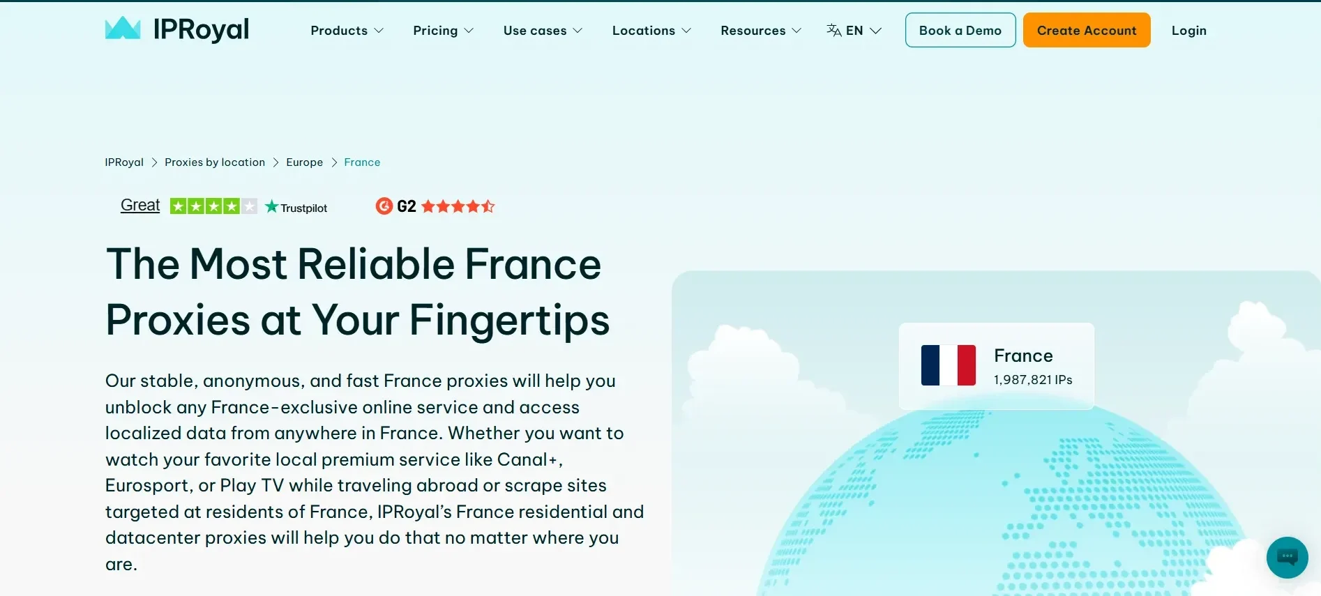 IPRoyal - Best France Proxy