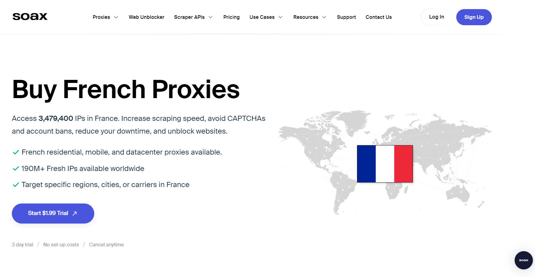 Best French Proxies - SOAX