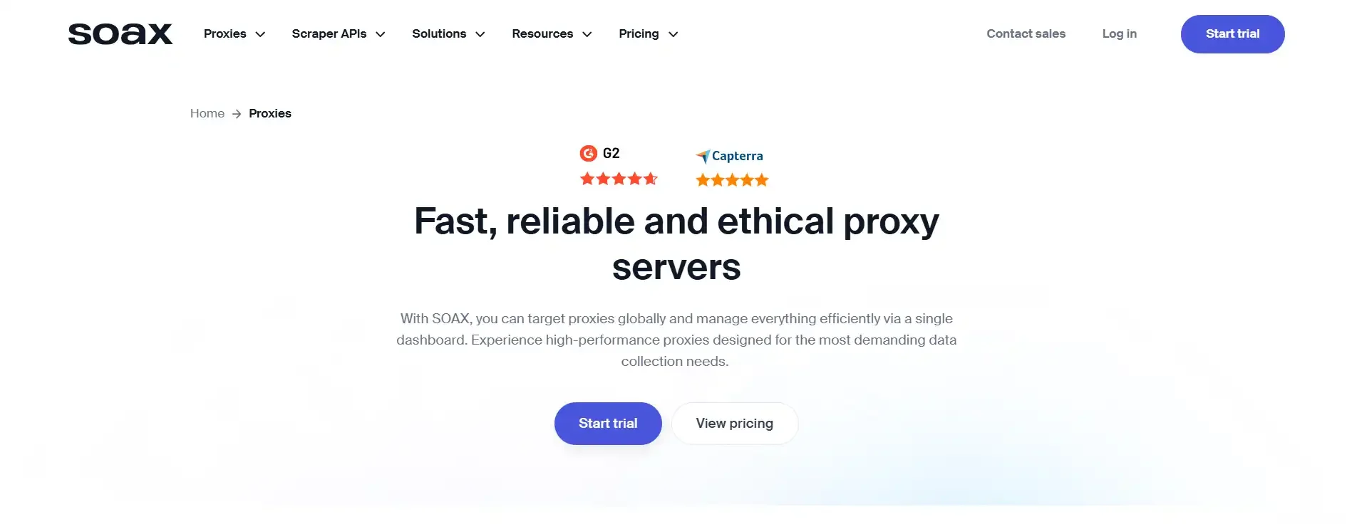 SOAX Fast proxy