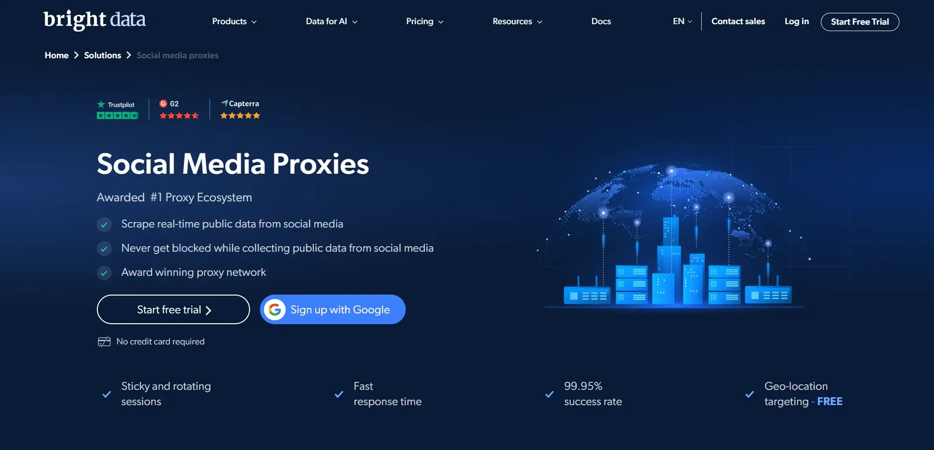 YouTube proxies - Bright Data