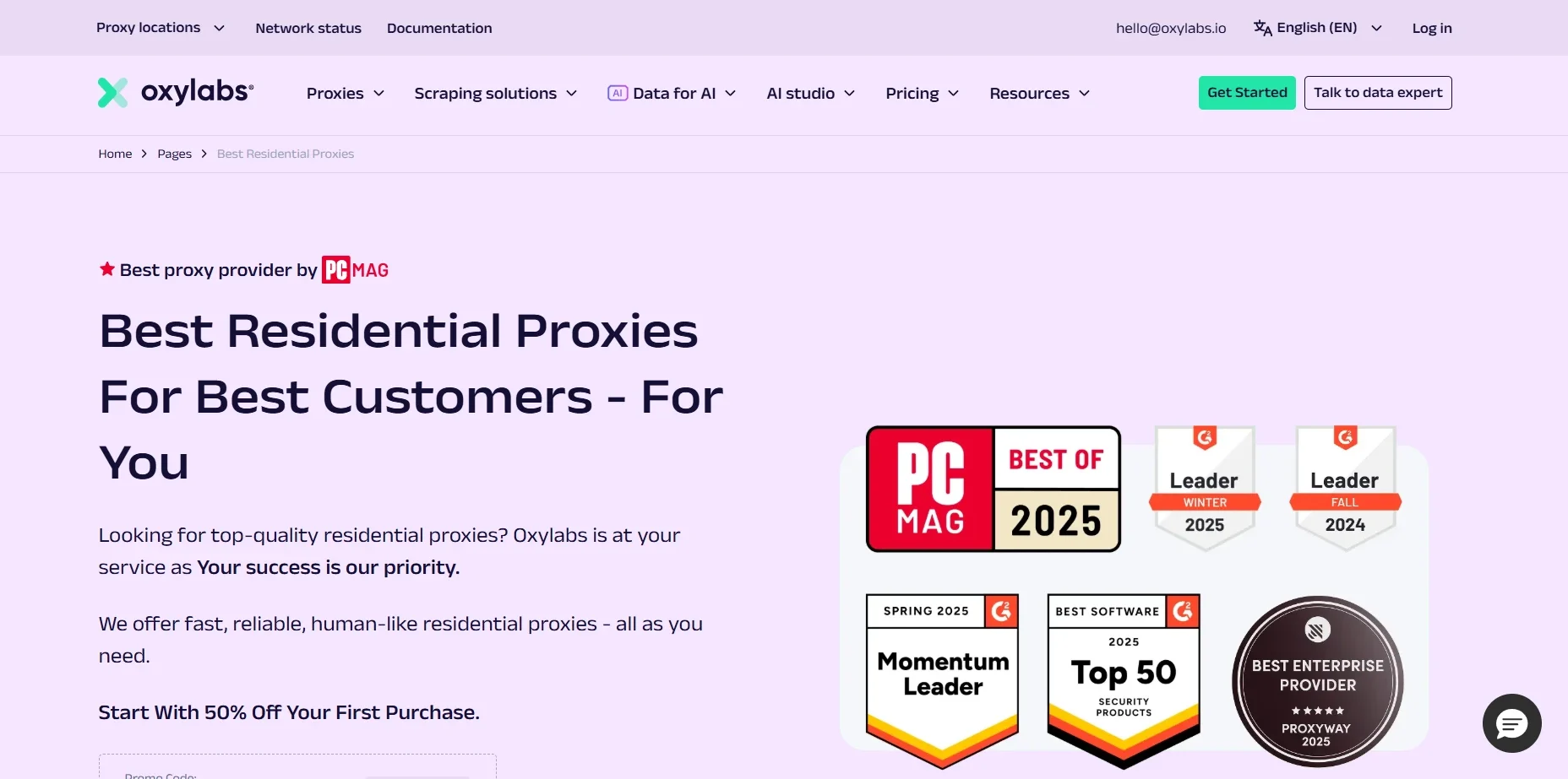 best yahoo proxy - oxylabs