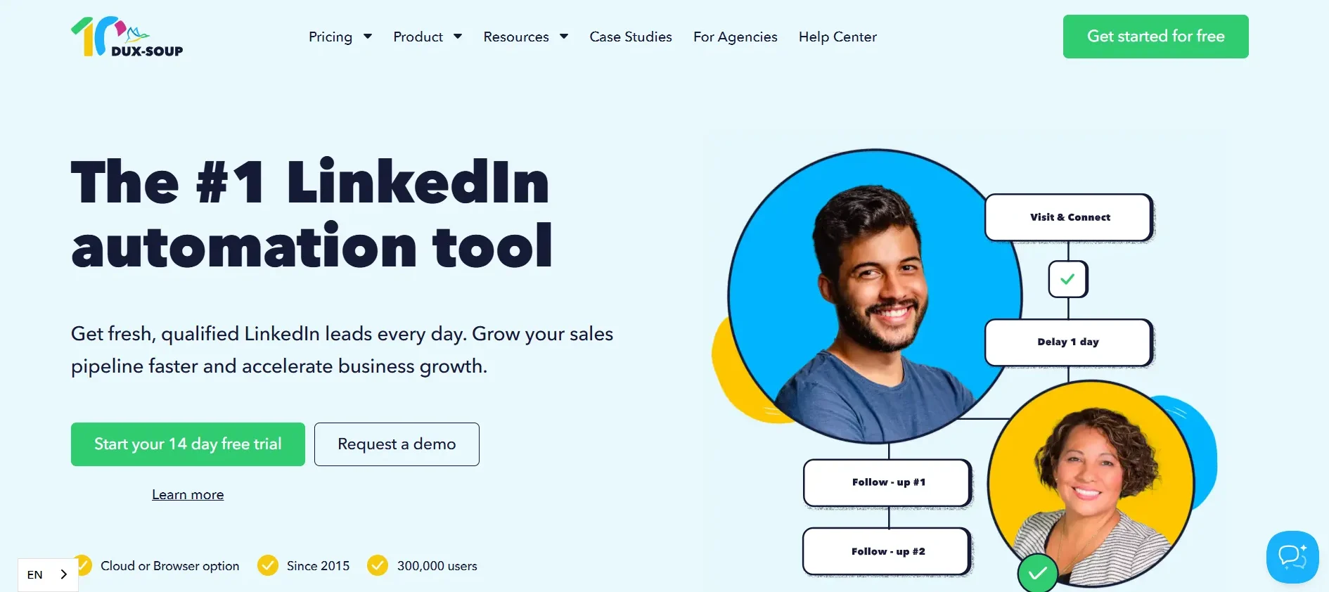 Dux-Soup - LinkedIn Automation tool