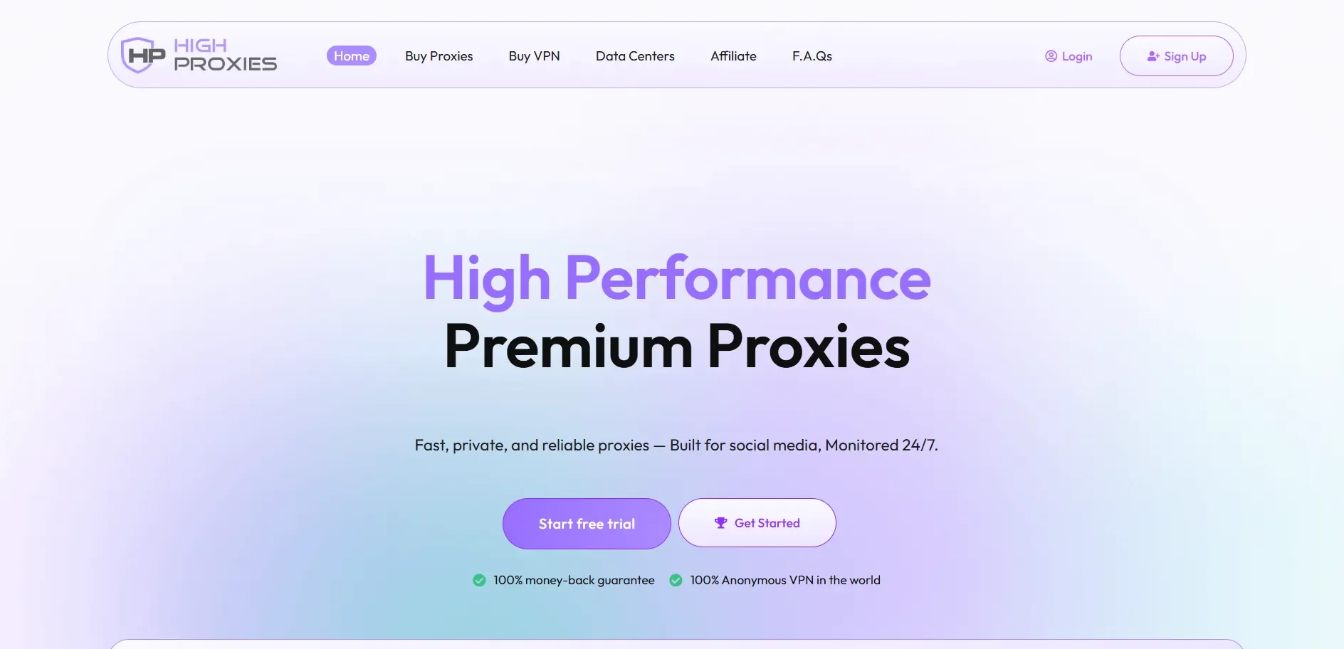 High Proxies - Best Twitch Proxy
