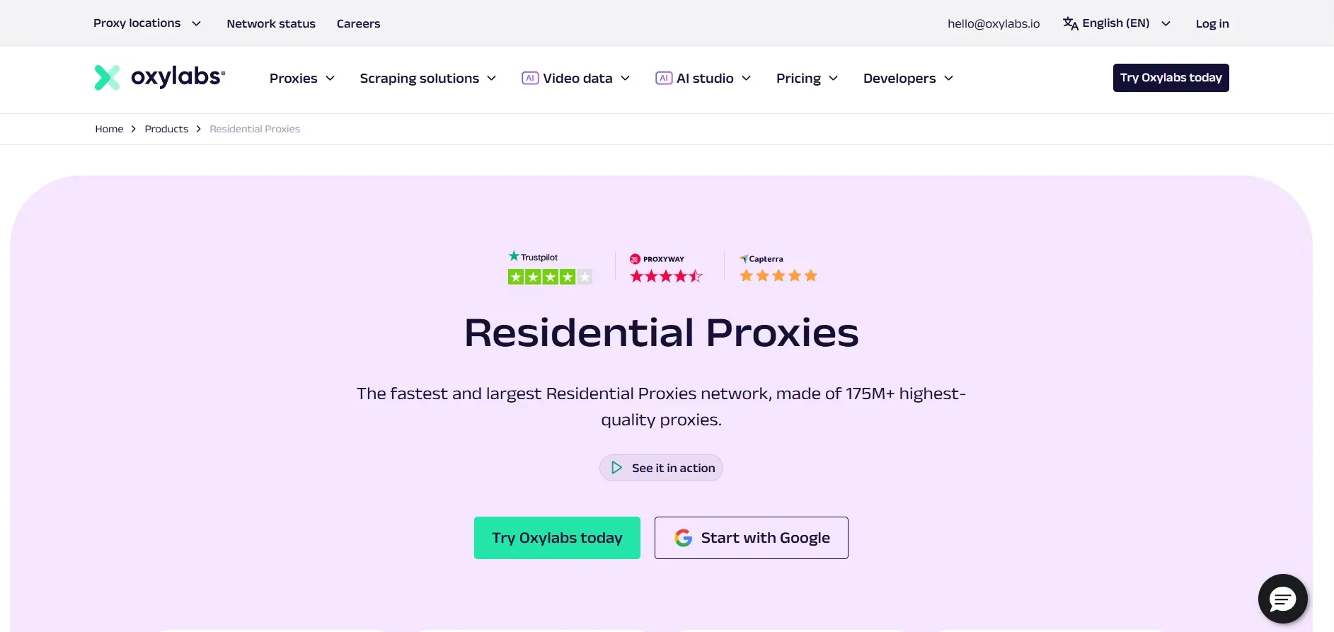 Oxylabs - Best Twitch Proxies