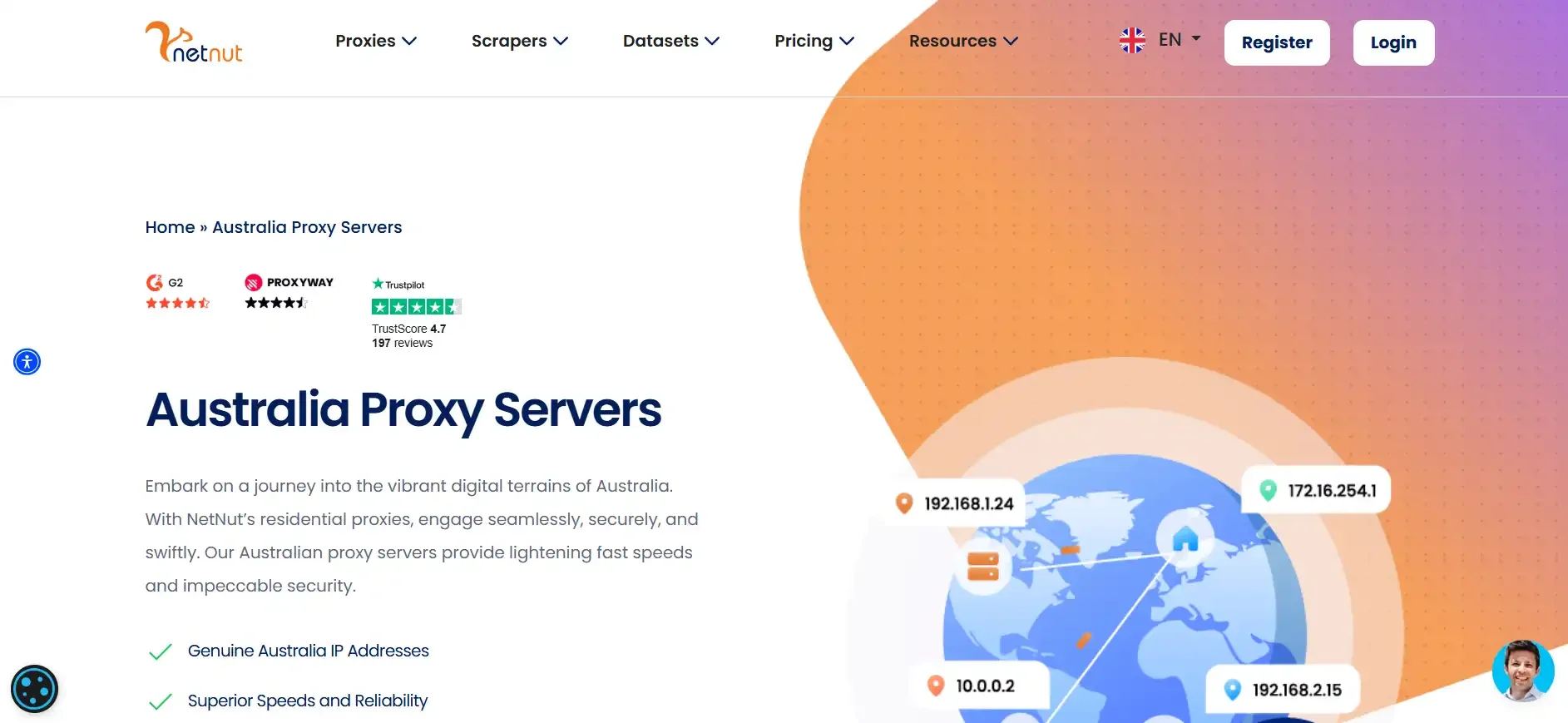 Top Australia Proxy - NetNut