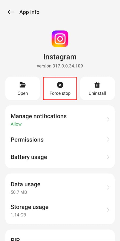 Force Stop and Clear Cache on Android 2