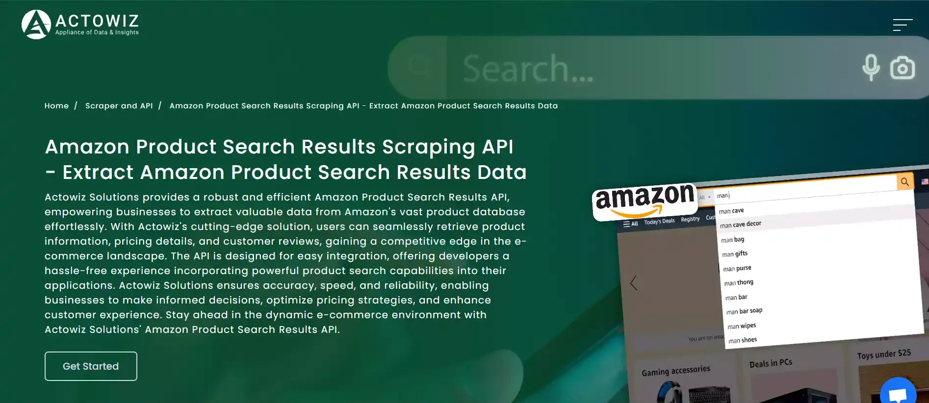 Actowiz Solutions - Amazon datasets