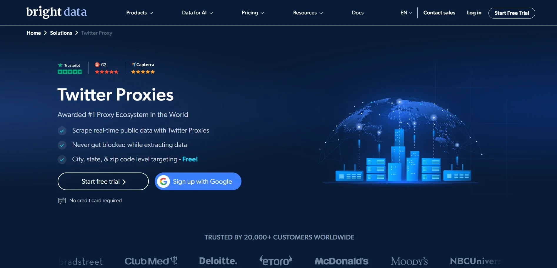 Bright Data - Best Twitter Proxies