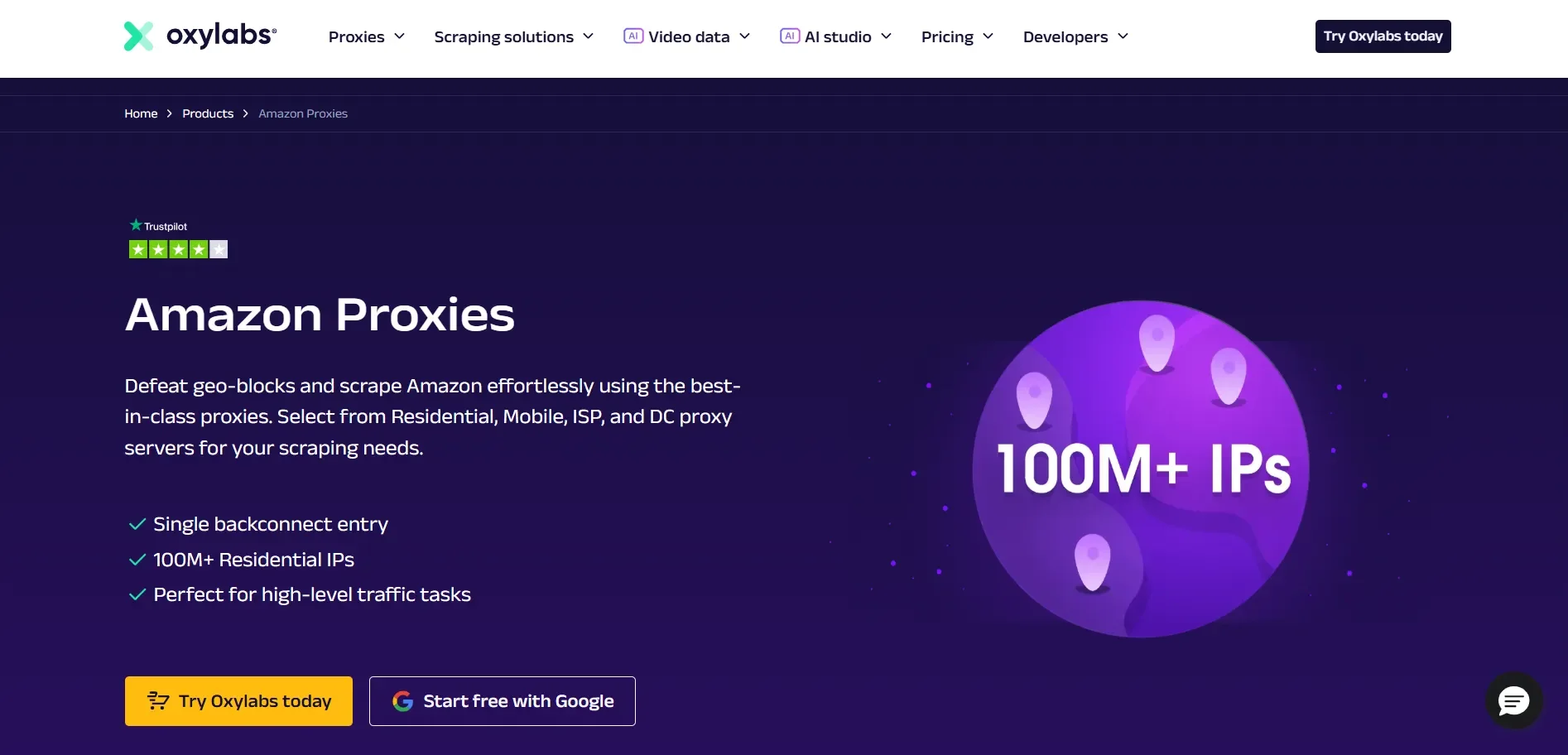 oxylabs - best amazon proxy