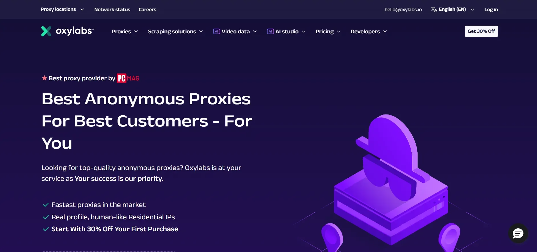 best private proxies - oxylabs
