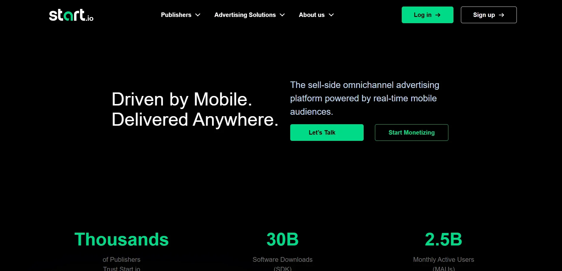 Start.io - Top Gaming Ad Network