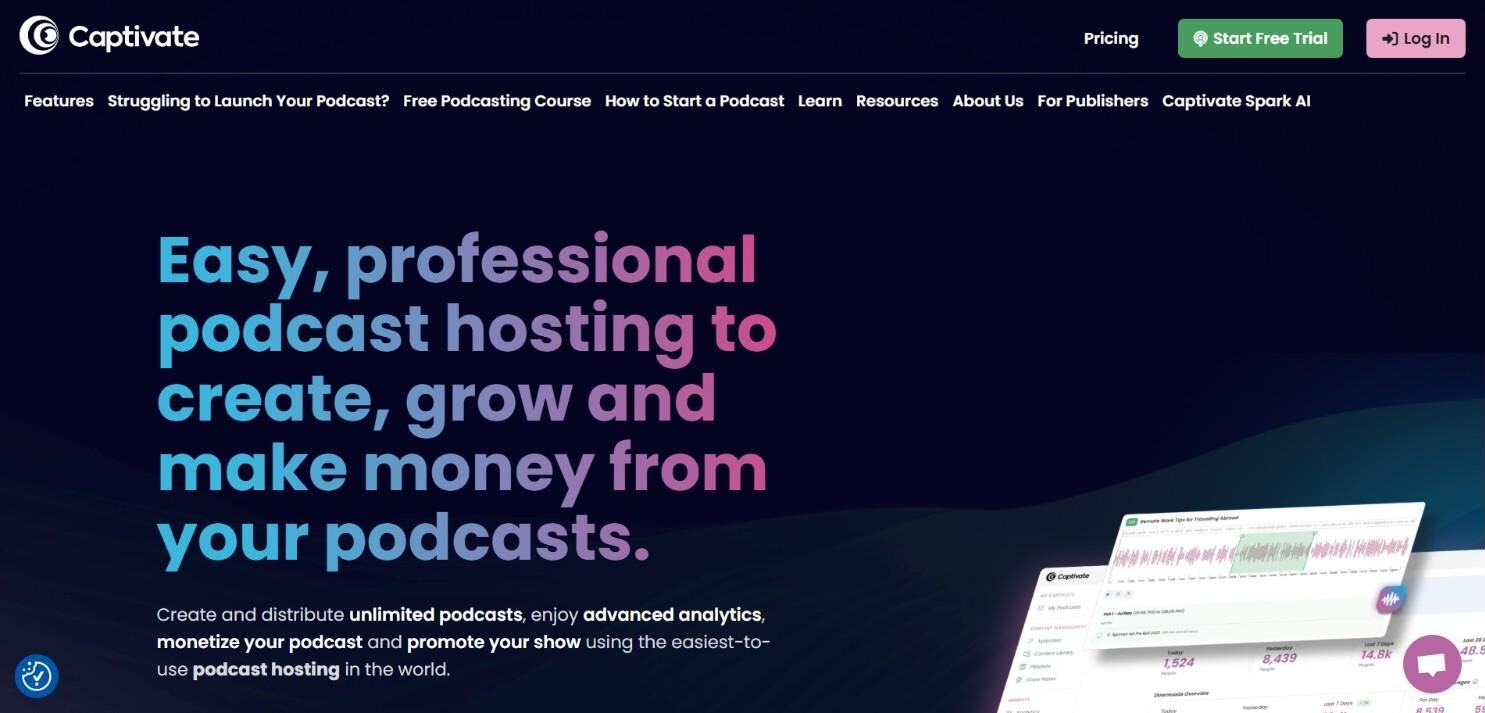 Captivate - Best Podcast Hosting