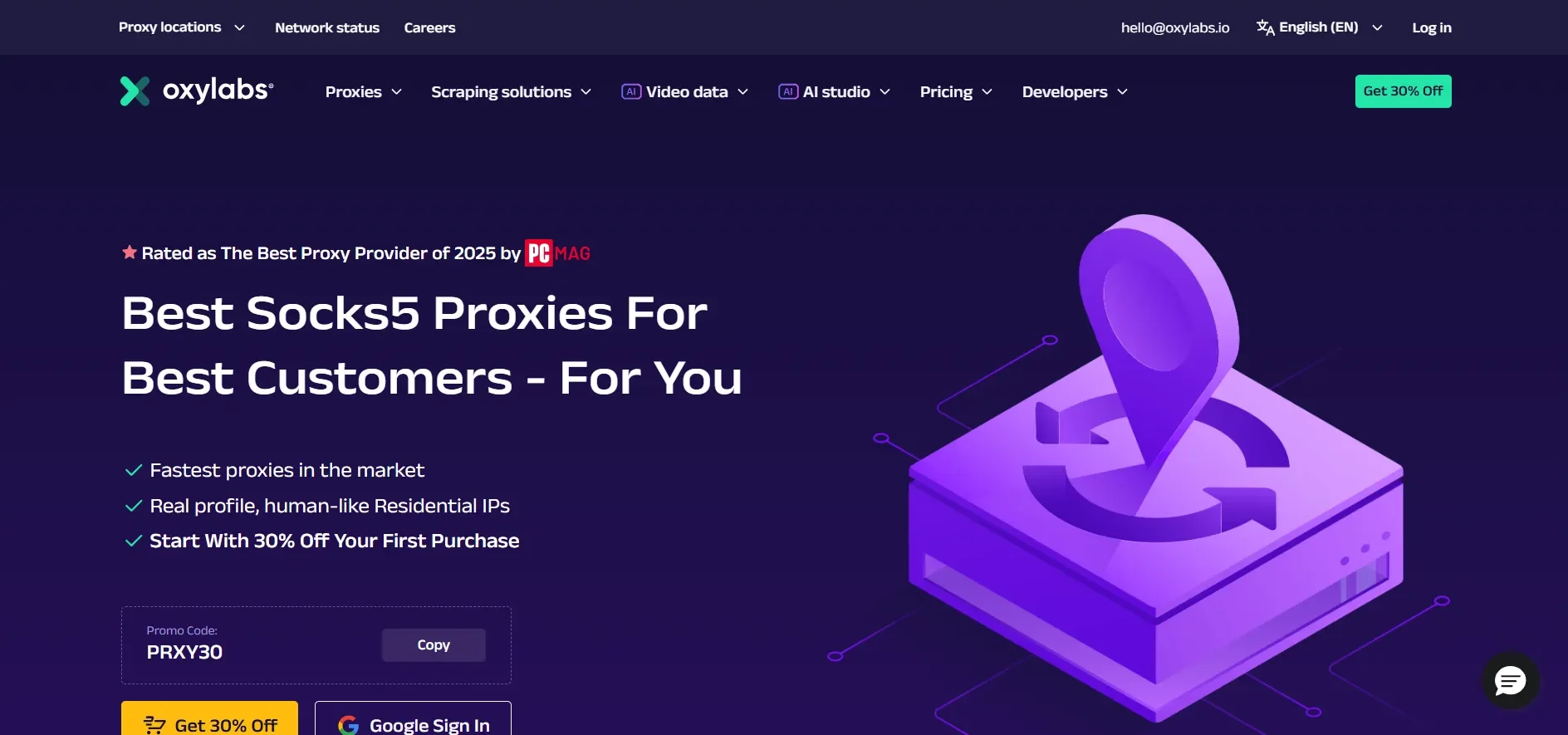 Oxylabs - Best Socks5 Proxy_