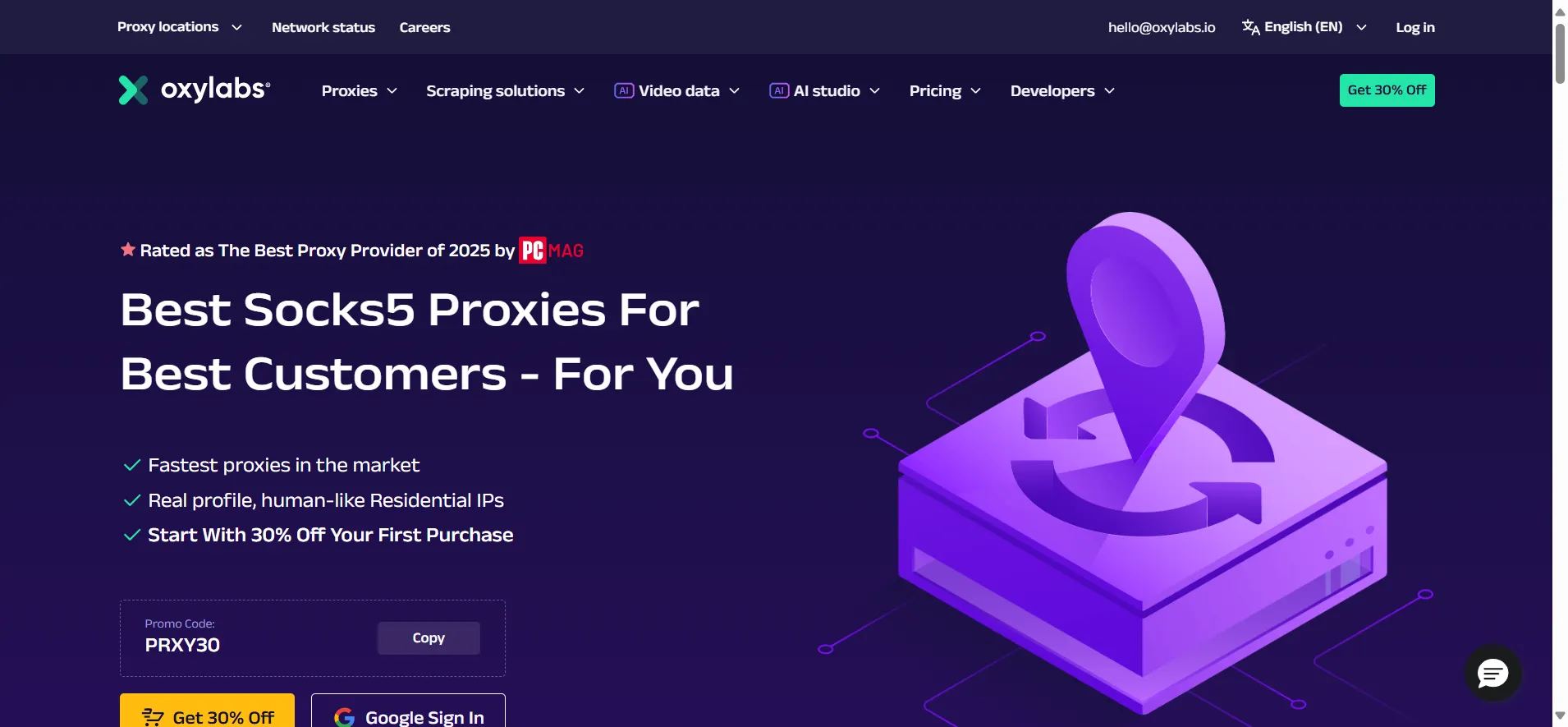 Oxylabs - Best Socks5 Proxy_