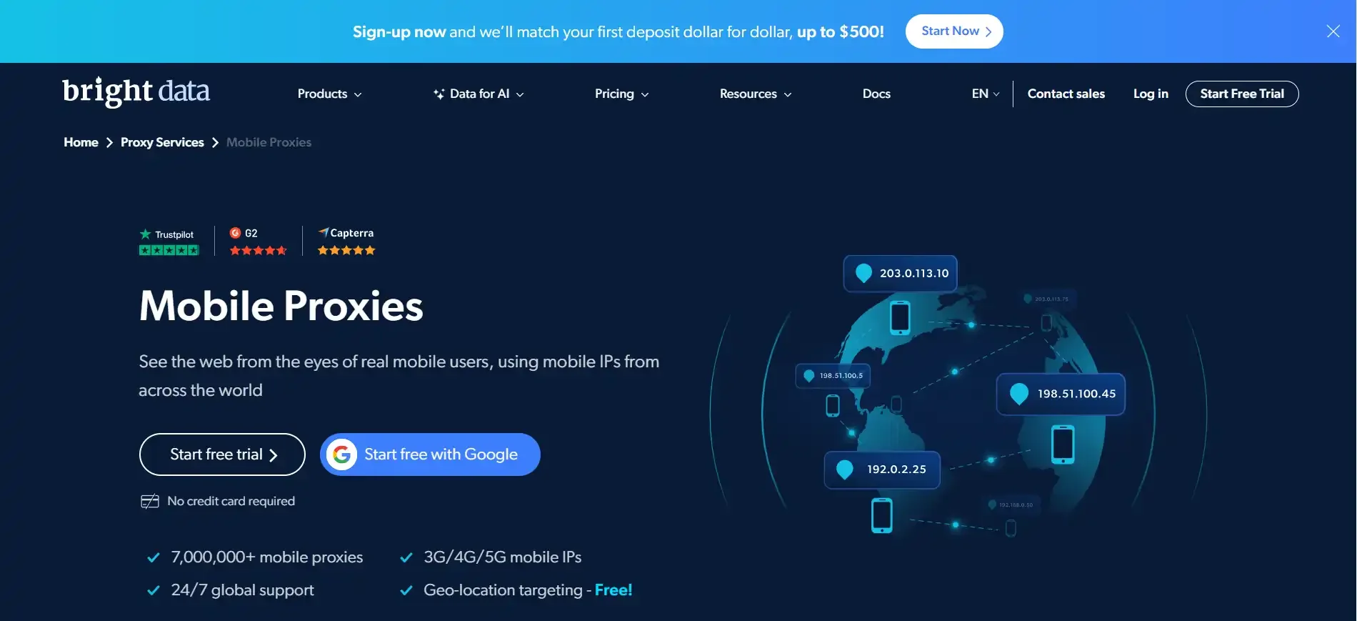 Bright data review - Mobile Proxies