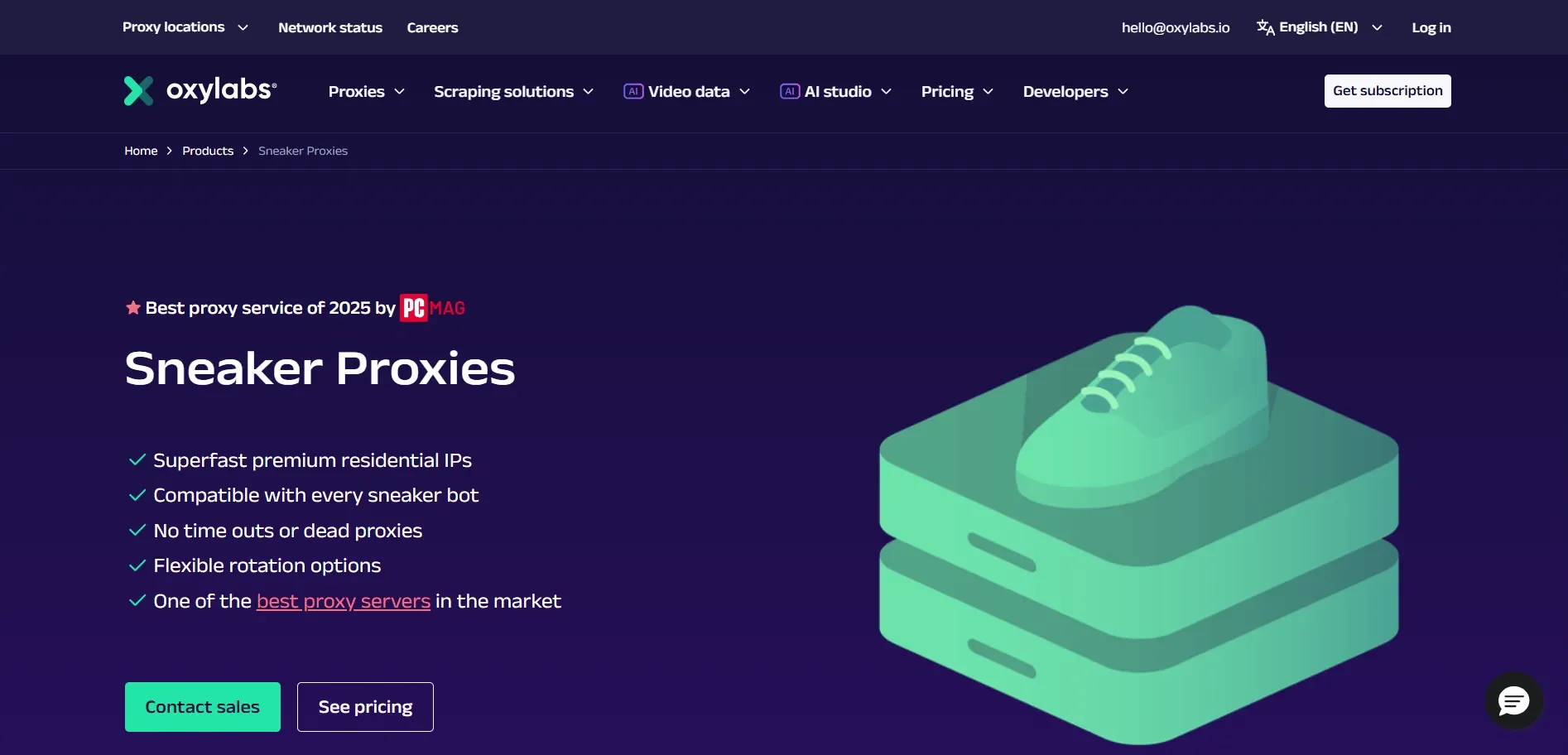 Oxylabs - Best Sneaker Proxy