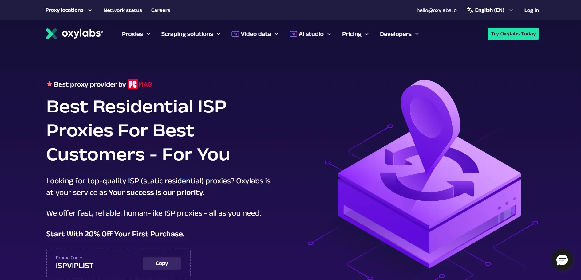 Oxylabs - Best ISP Proxy