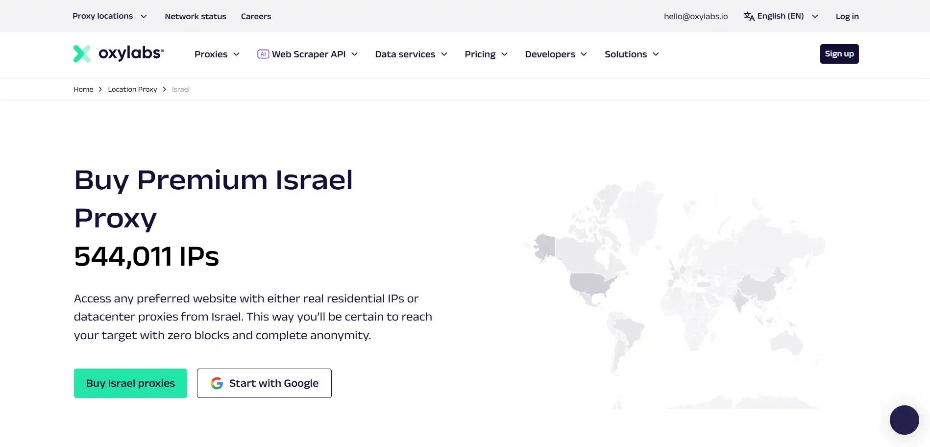 Oxylabs - Best Israel Proxy