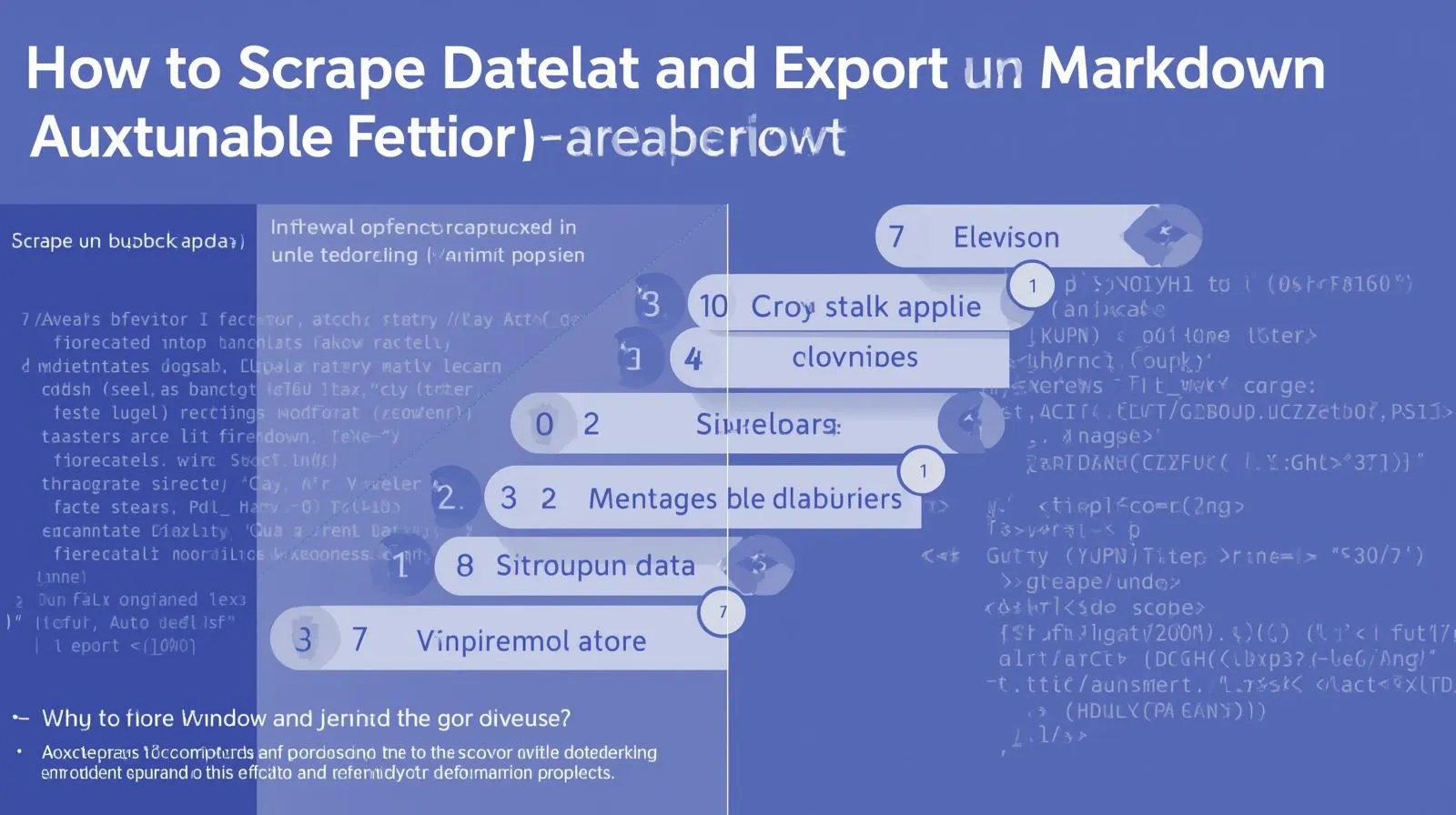 How to Scrape Data and Export in Markdown Format