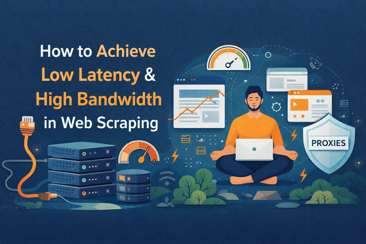 How to Achieve Low Latency and High Bandwidth in Web Scraping