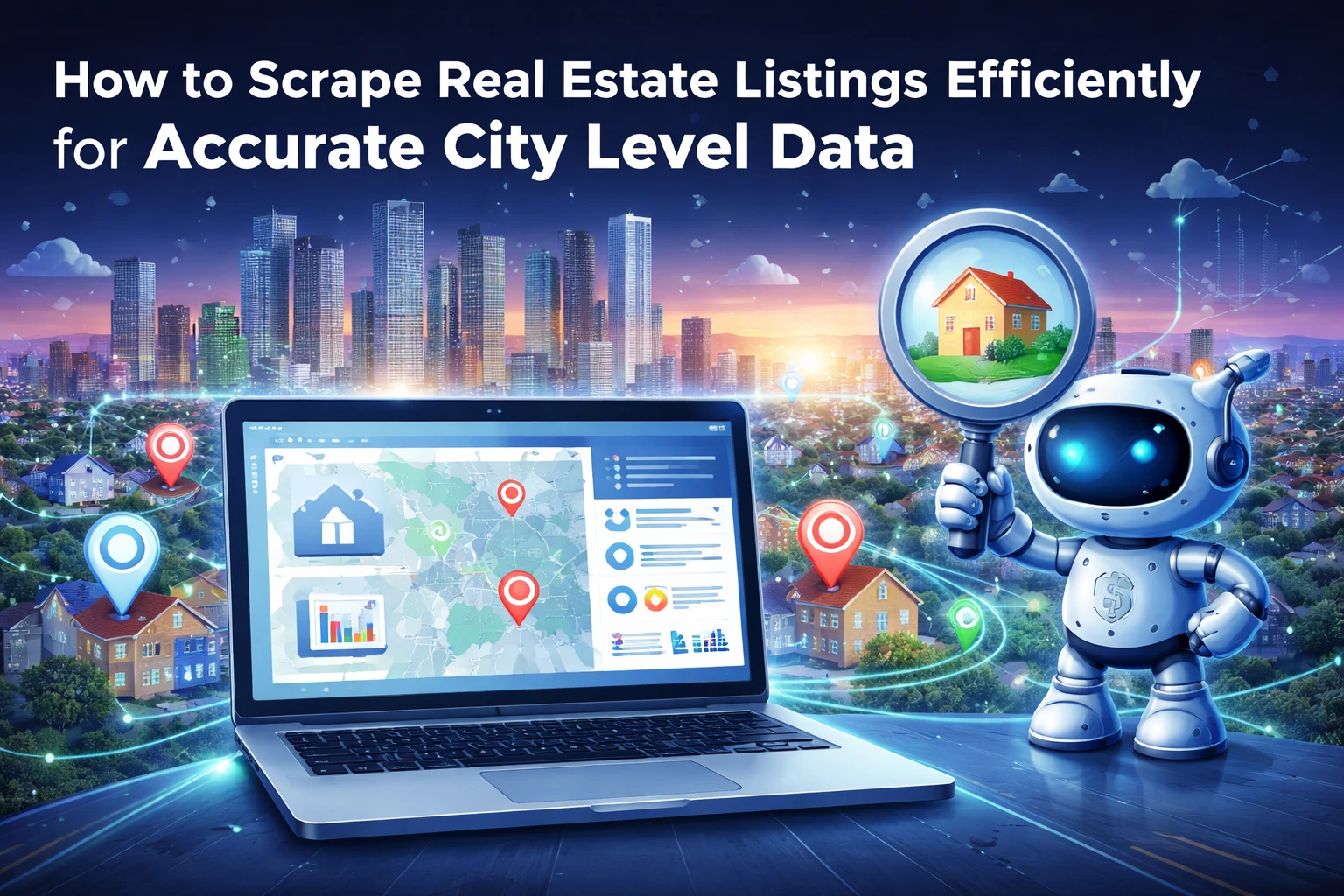 How to Scrape Real Estate Listings Efficiently for Accurate City Level Data