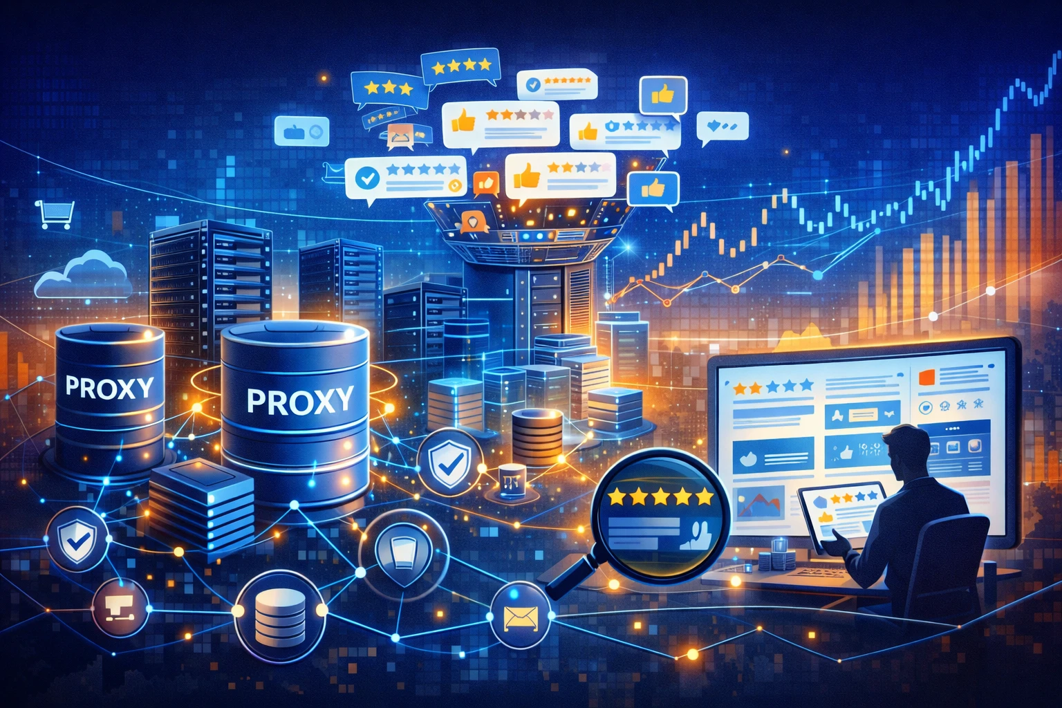 Scaling Review Scraping with Proxy Infrastructure