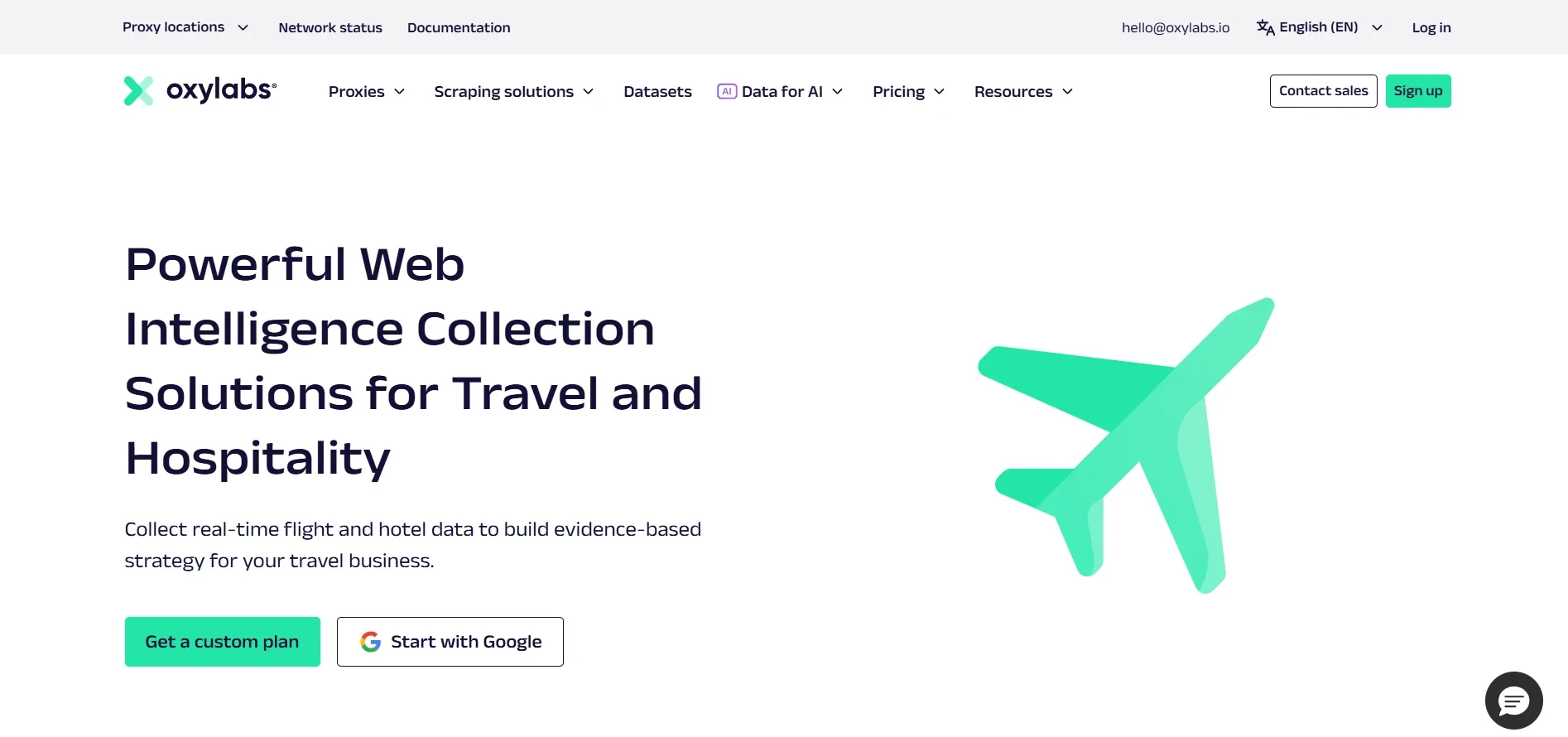 Oxylabs travel data solution for hotel rate intelligence and fare aggregation across 195 countries