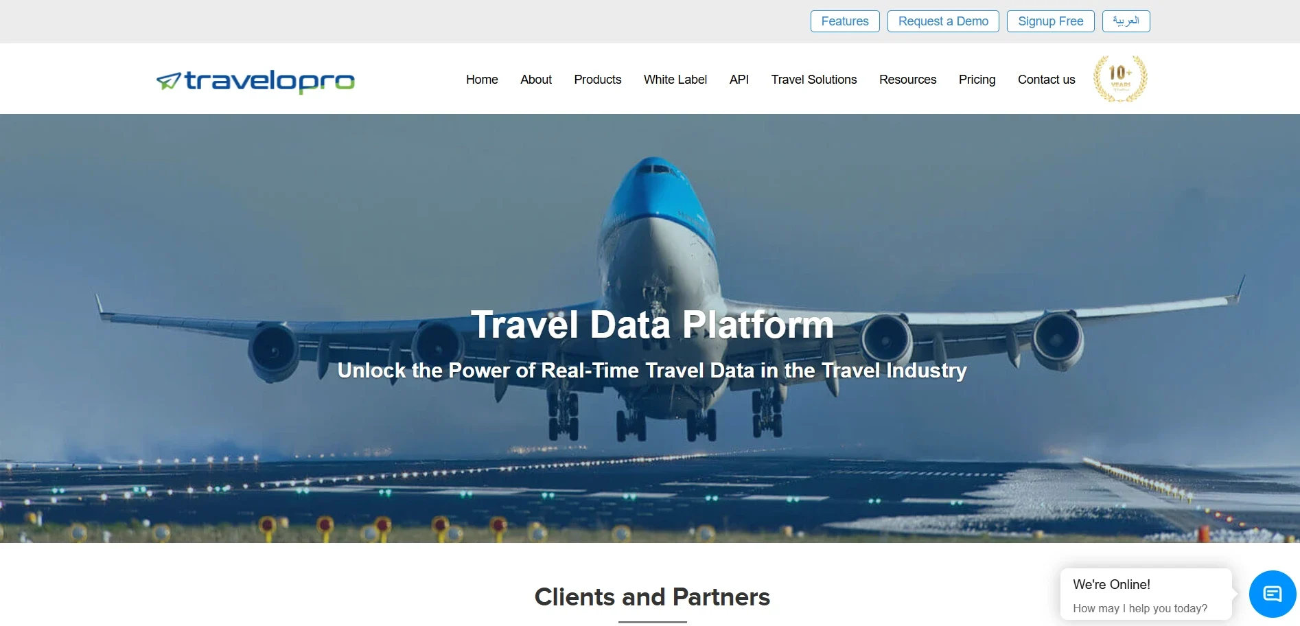 Travelopro travel data platform with GDS integrations for flights, hotels, and car rentals